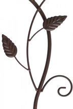 Pluviomètre décoratif en métal avec cylindre en verre gradué, pour jardin, fleurs et pelouse