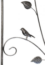 Treillis métallique Noir et Argent 150 cm pour Jardin