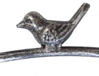 Treillis métallique Noir et Argent 150 cm pour Jardin