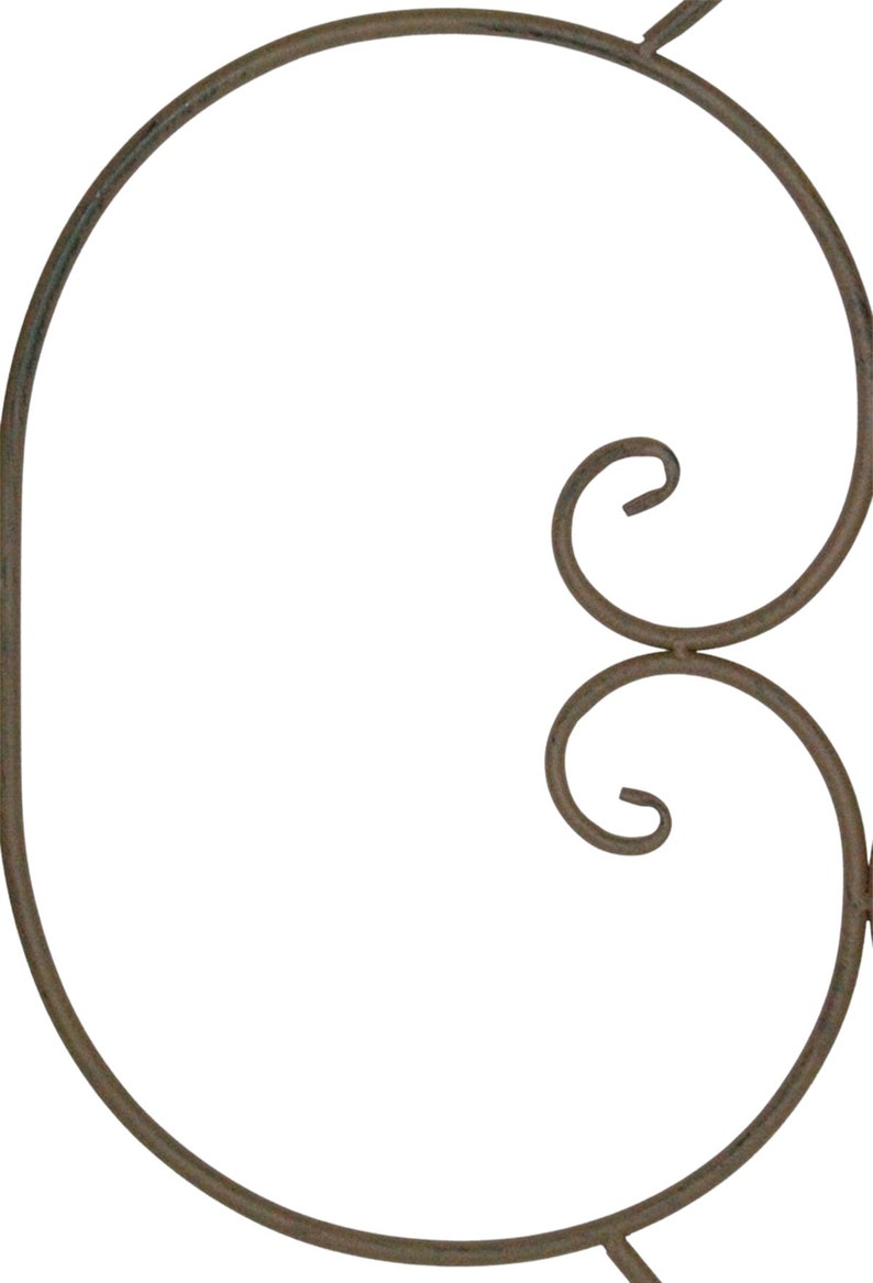 Treillis Sevilla 140x50 cm Métal Marron pour plantes grimpantes