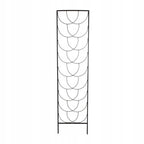Support de plante en métal pour plantes grimpantes, obélisque de jardin, acier avec revêtement en poudre noir, 200 cm de hauteur