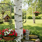 Chat Grimpant en Métal Décoration de Jardin pour Arbre et Clôture, Silhouette de Chat, Art de Clôture Extérieur pour Amoureux des Chats