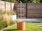 Cage de support en treillis pour plantes grimpantes, intérieur/extérieur, plastique et fibre de verre, 1 pièce