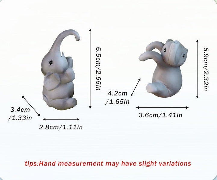 2 Pièces Éléphant Pot Hugger Figurine Résine, Décoration de Bord de Pot de Fleurs pour Jardin Intérieur et Extérieur, Cadeau pour Amateurs de Plantes