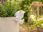 Support pour pot de fleurs en forme de canard en équilibre sur la tête, décoration de jardin
