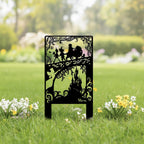 Piquet de jardin en métal château de fées magique, décoration de paysage extérieur, 25-70 cm