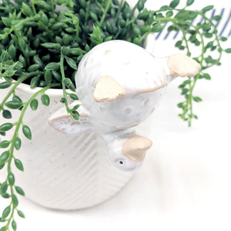 Support pour pot de fleurs en forme de canard en équilibre sur la tête, décoration de jardin