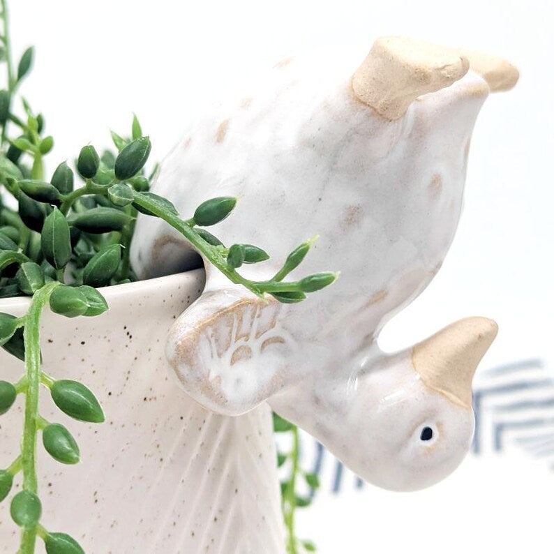 Support pour pot de fleurs en forme de canard en équilibre sur la tête, décoration de jardin