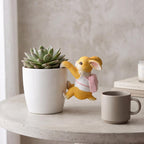 Figurine de jardin en résine Écureuil ou Lapin pour Pot de Fleurs, Décor Extérieur, Fait à la Main