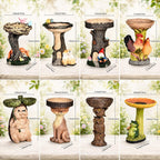 Mangeoire à oiseaux décorative en résine, modèle animal pour jardin, 23 styles disponibles