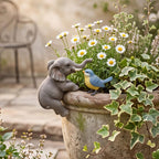 Éléphant en résine pour pot de fleurs, ornement de jardin, décoration de plante