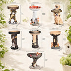 Mangeoire à oiseaux décorative en résine, modèle animal pour jardin, 23 styles disponibles