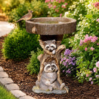 Mangeoire à oiseaux décorative en résine, modèle animal pour jardin, 23 styles disponibles