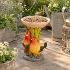 Mangeoire à oiseaux décorative en résine, modèle animal pour jardin, 23 styles disponibles