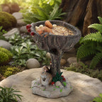 Mangeoire à oiseaux décorative en résine, modèle animal pour jardin, 23 styles disponibles